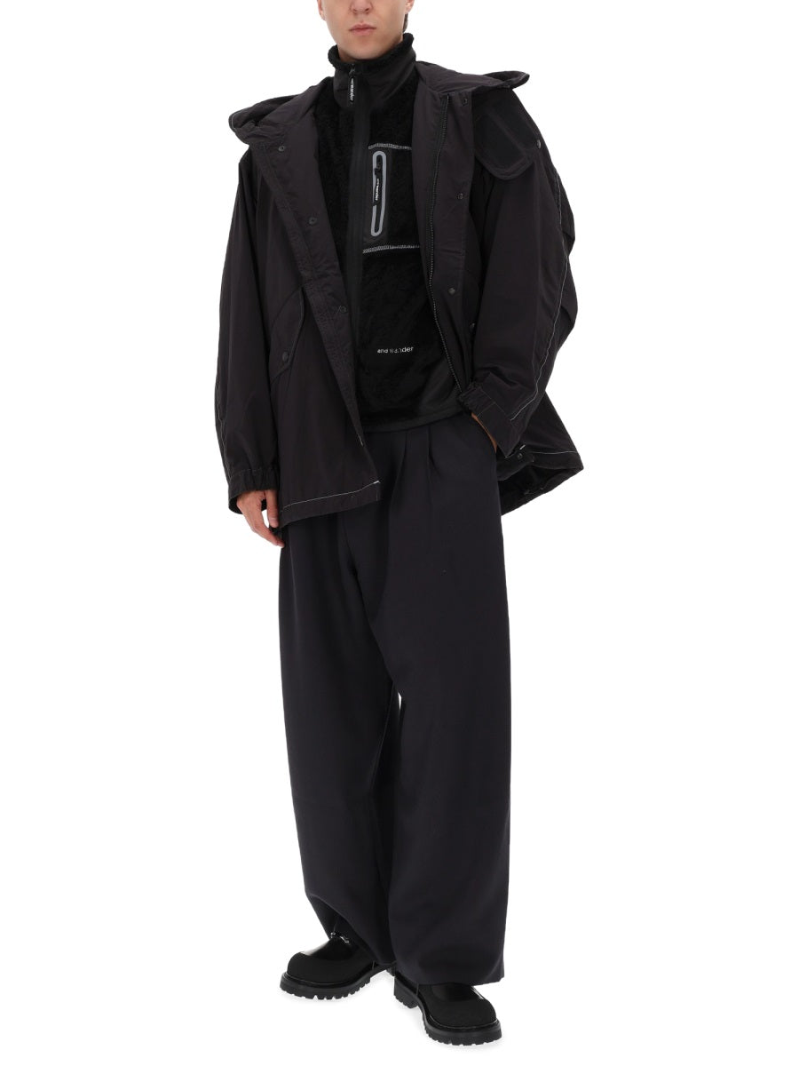 AND WANDER Modern Lightweight Sweatshirt for Men - FW25