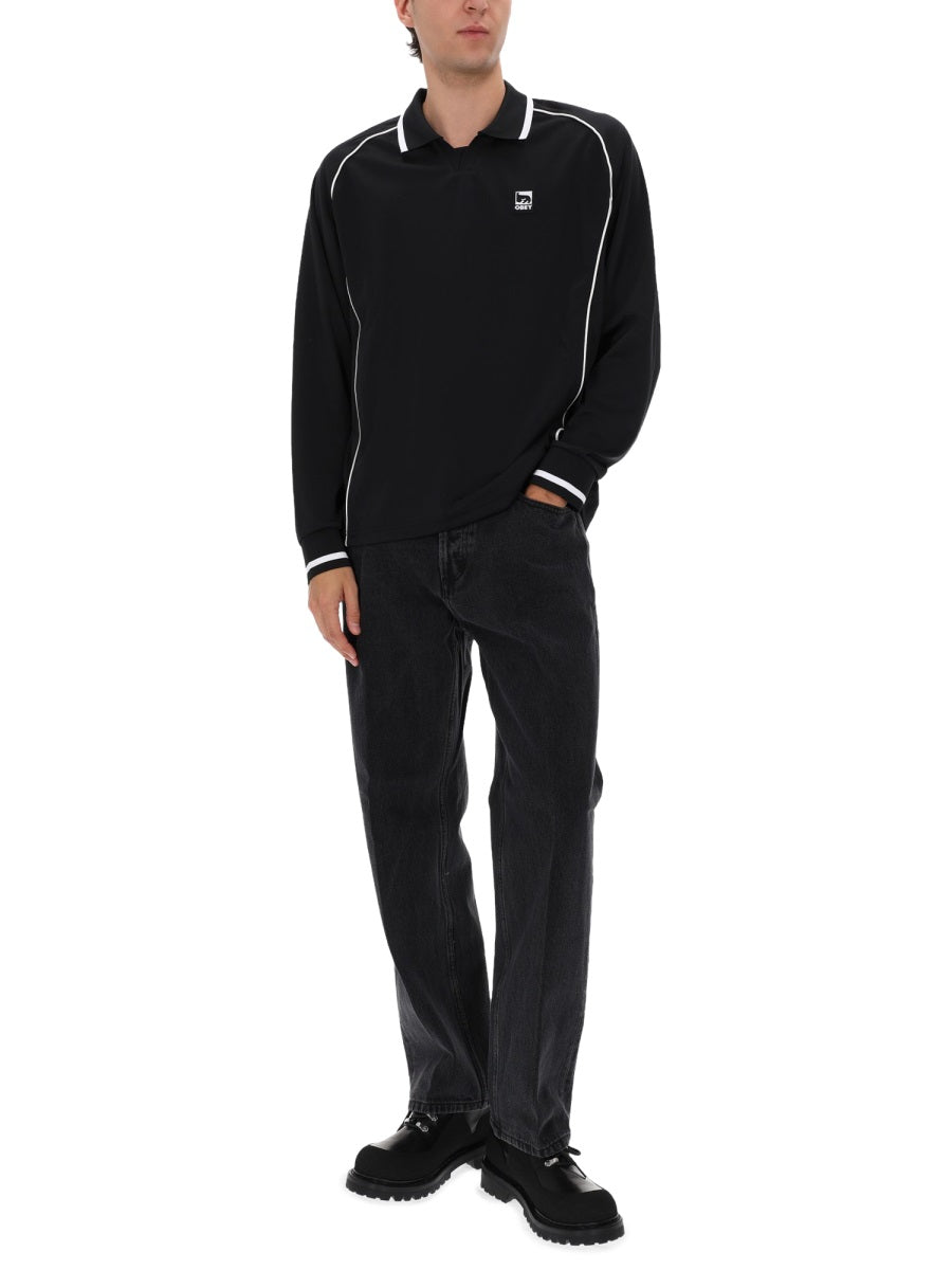 OBEY Men's Trendy Polo Shirt for FW25