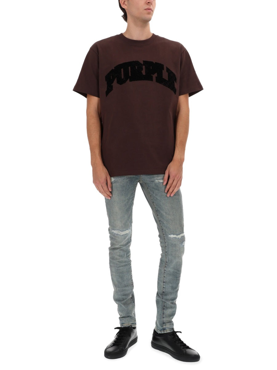 PURPLE BRAND Men's Mini Graphic T-Shirt