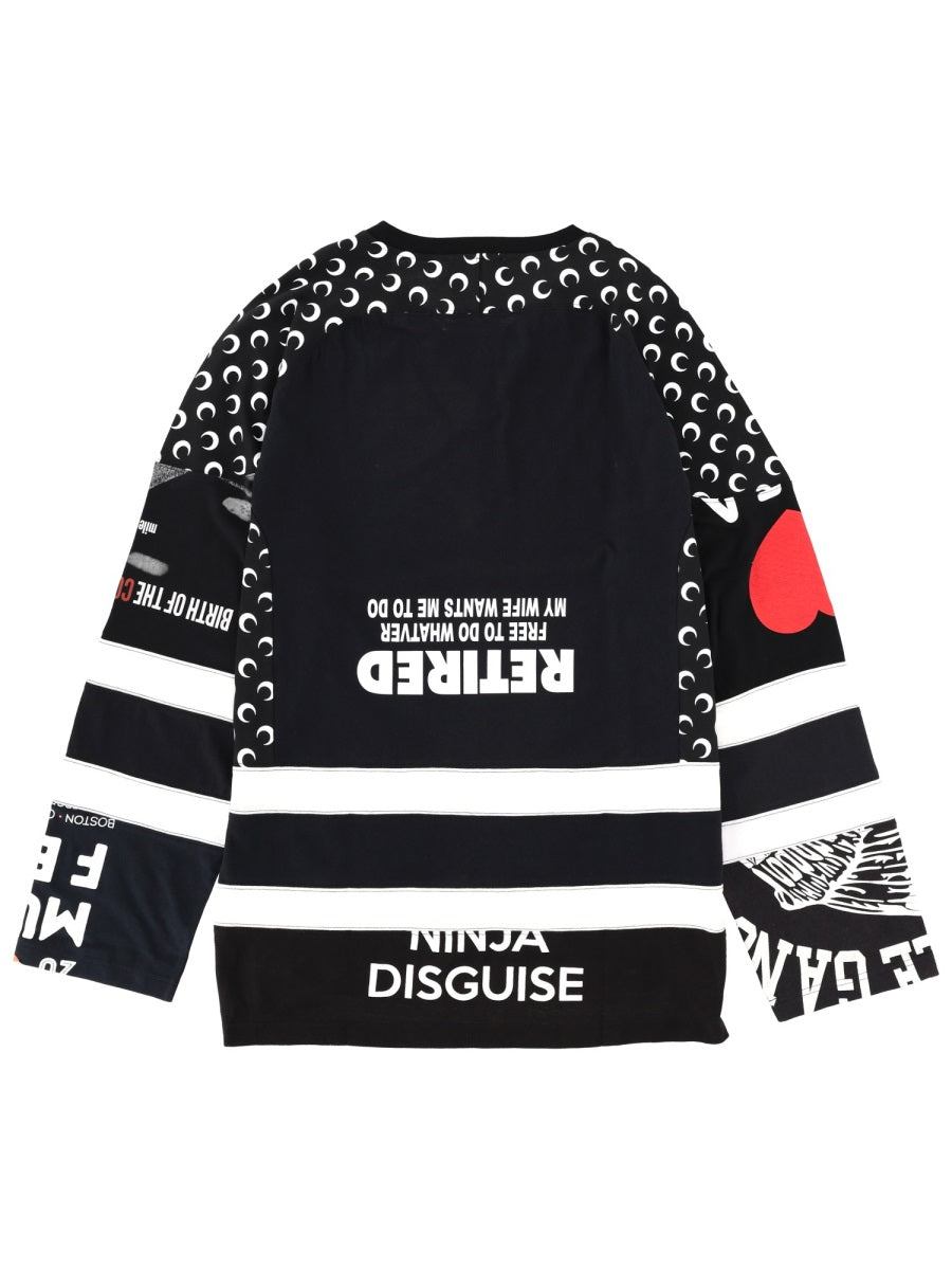 Marine Serre Men’s Cotton T-Shirt - FW25 Collection