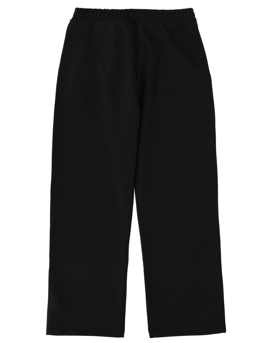 MARINE SERRE Moon Logo Fleece Sweatpants for Men - FW25 Collection