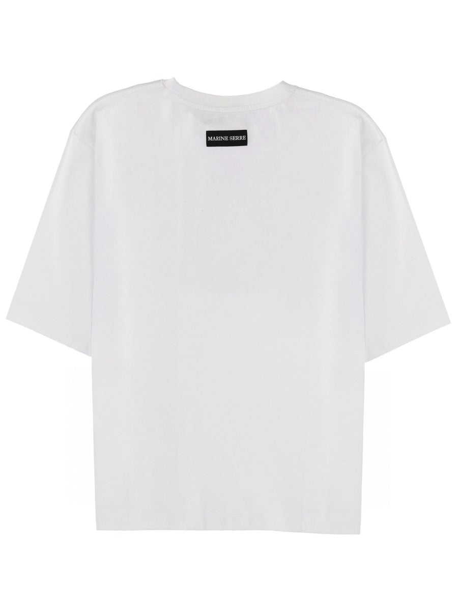 MARINE SERRE Men's Cotton T-Shirt - FW25 Collection