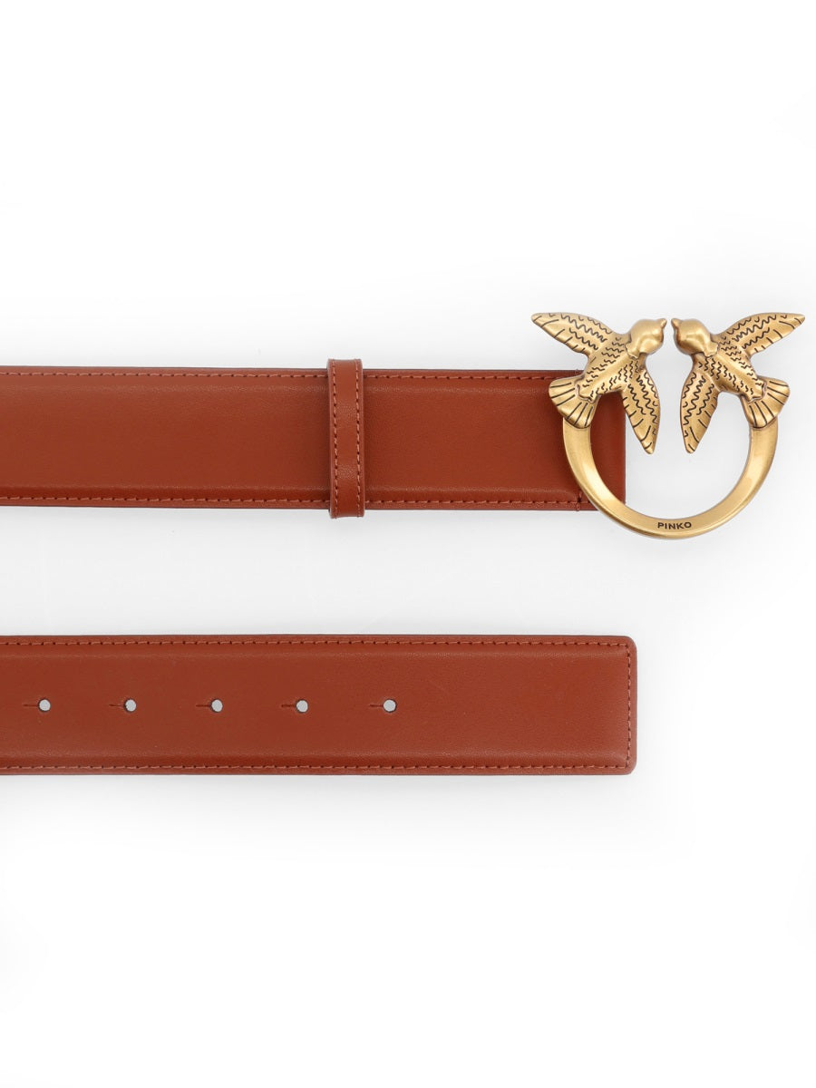 PINKO Leather Belt for Women - FW25 Collection