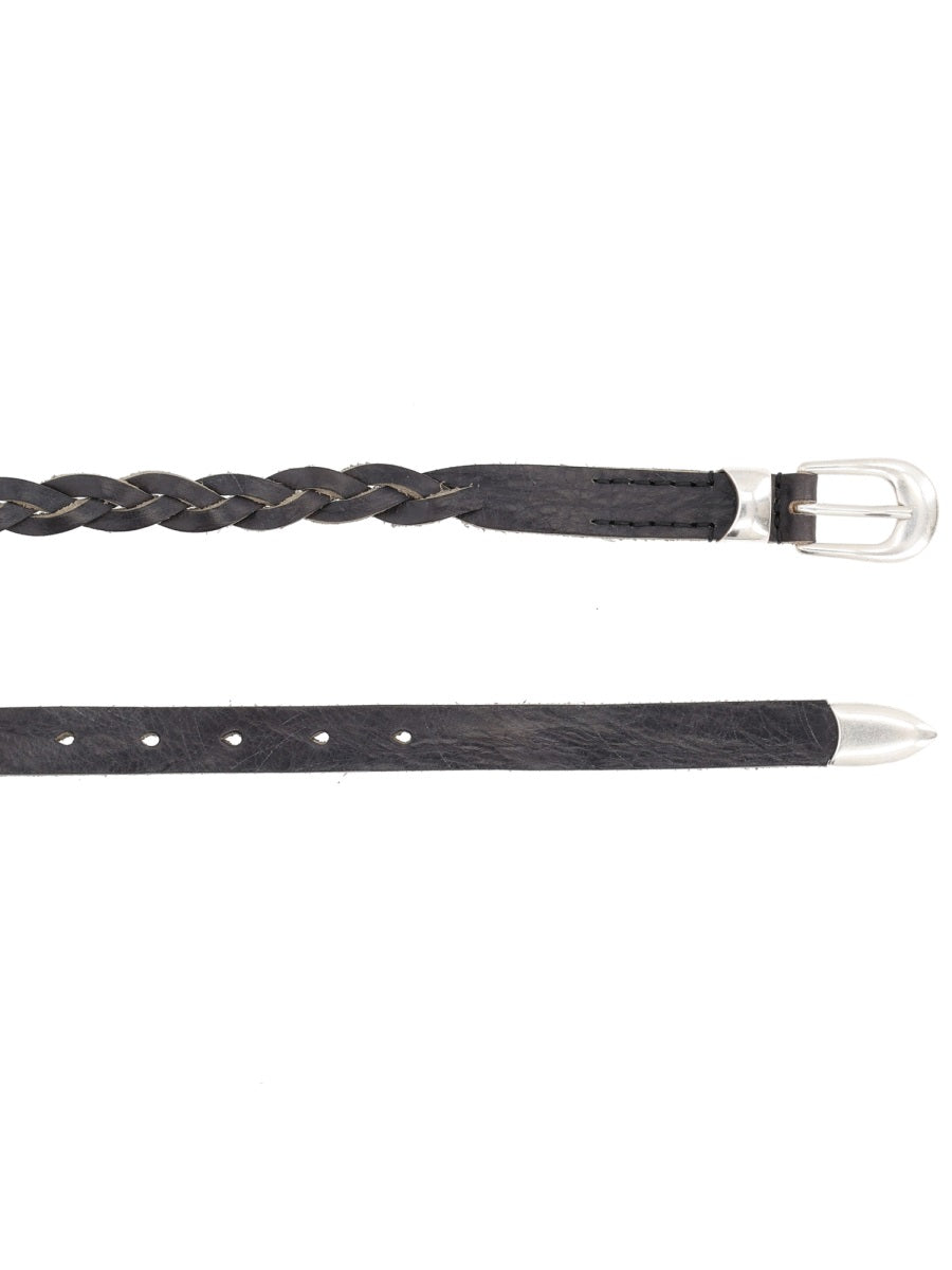 OUR LEGACY Braided Leather Belt