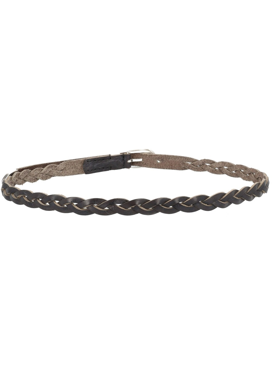 OUR LEGACY Braided Leather Belt