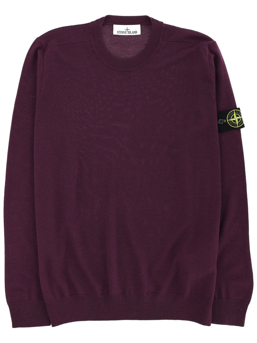 STONE ISLAND Regular Fit T-Shirt with Logo Patch