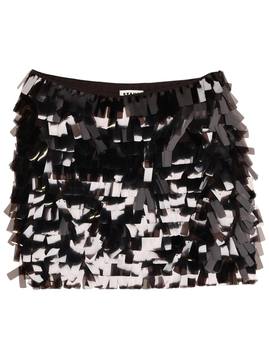 STAUD Chic Polyester Mini Skirt for Women