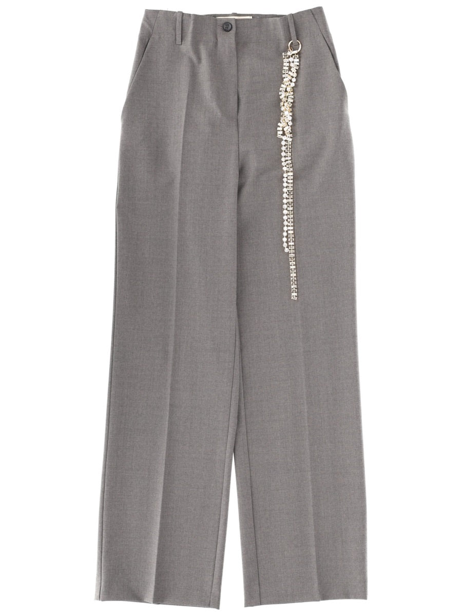 CIRCUS HOTEL Wool Blend Trousers for Women