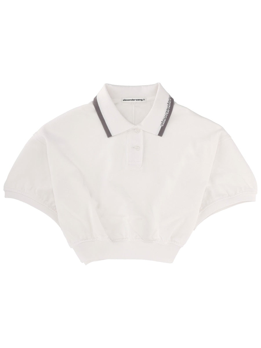 ALEXANDERWANG.T Classic Cotton Polo Shirt for Women