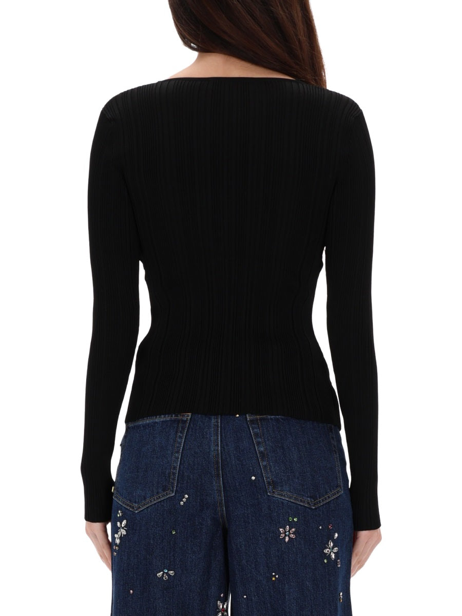 SELF-PORTRAIT Elegant Top with Textured Fabric for Women