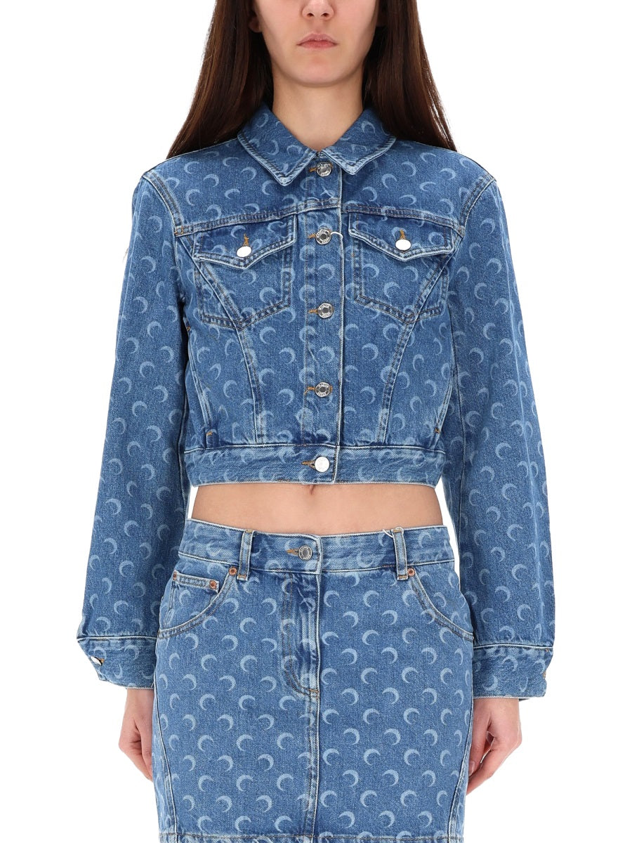 MARINE SERRE Women's Cotton Sports Jacket - FW25 Collection