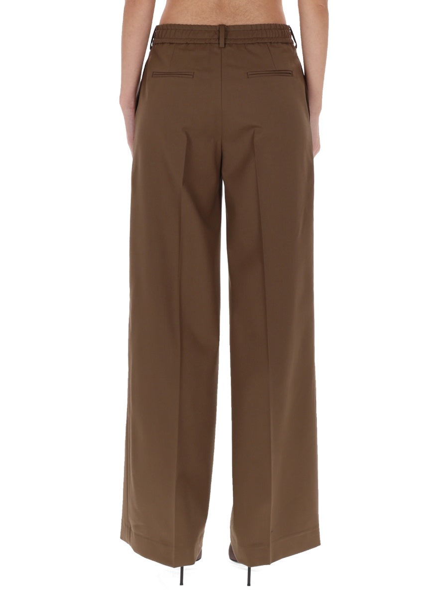 PT TORINO Elegant Virgin Wool Trousers for Women