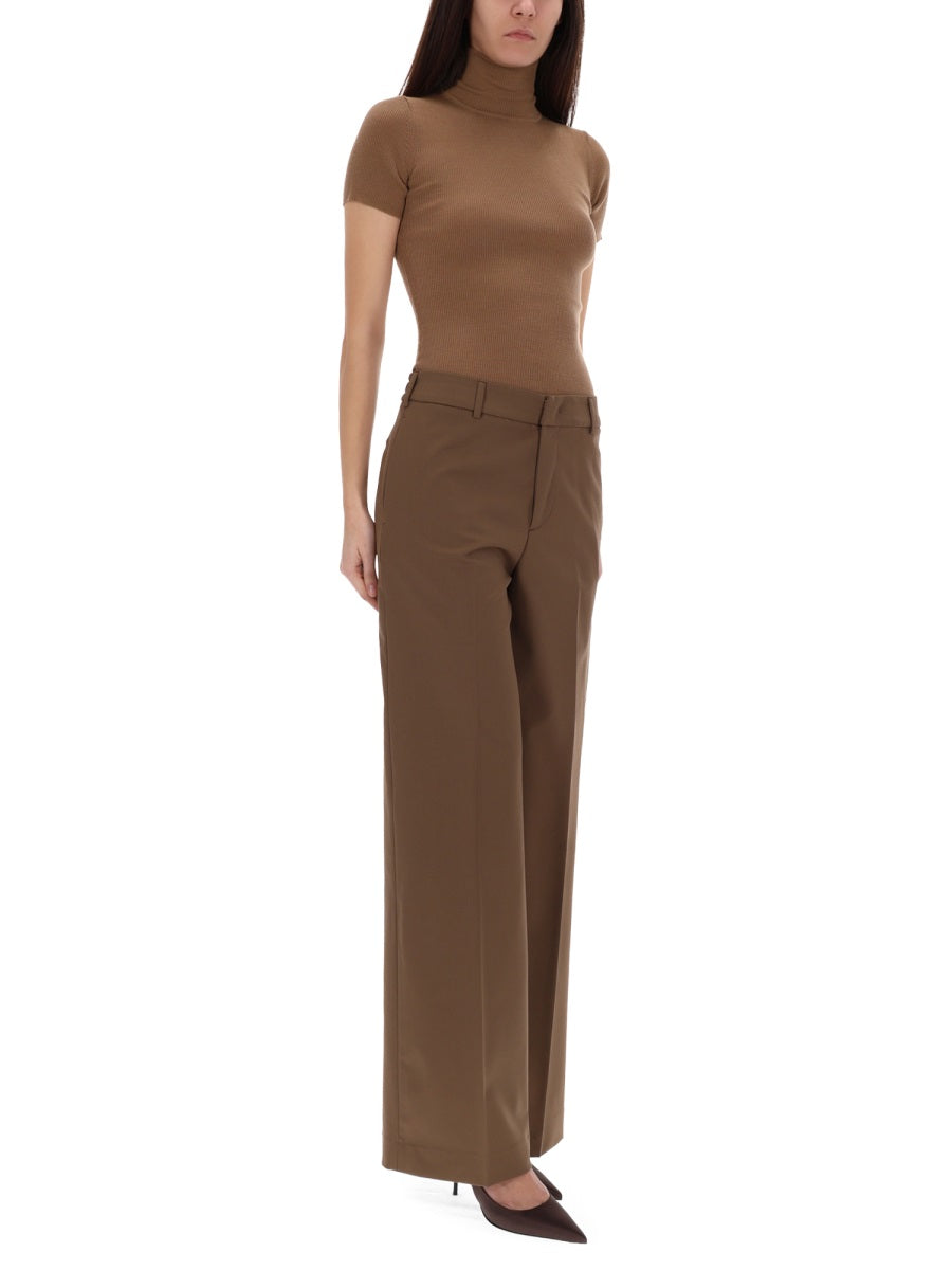 PT TORINO Elegant Virgin Wool Trousers for Women