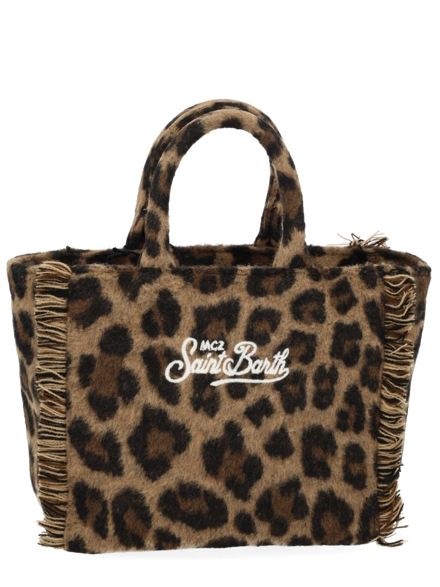 MC2 SAINT BARTH Stylish Animal Print Mini Handbag