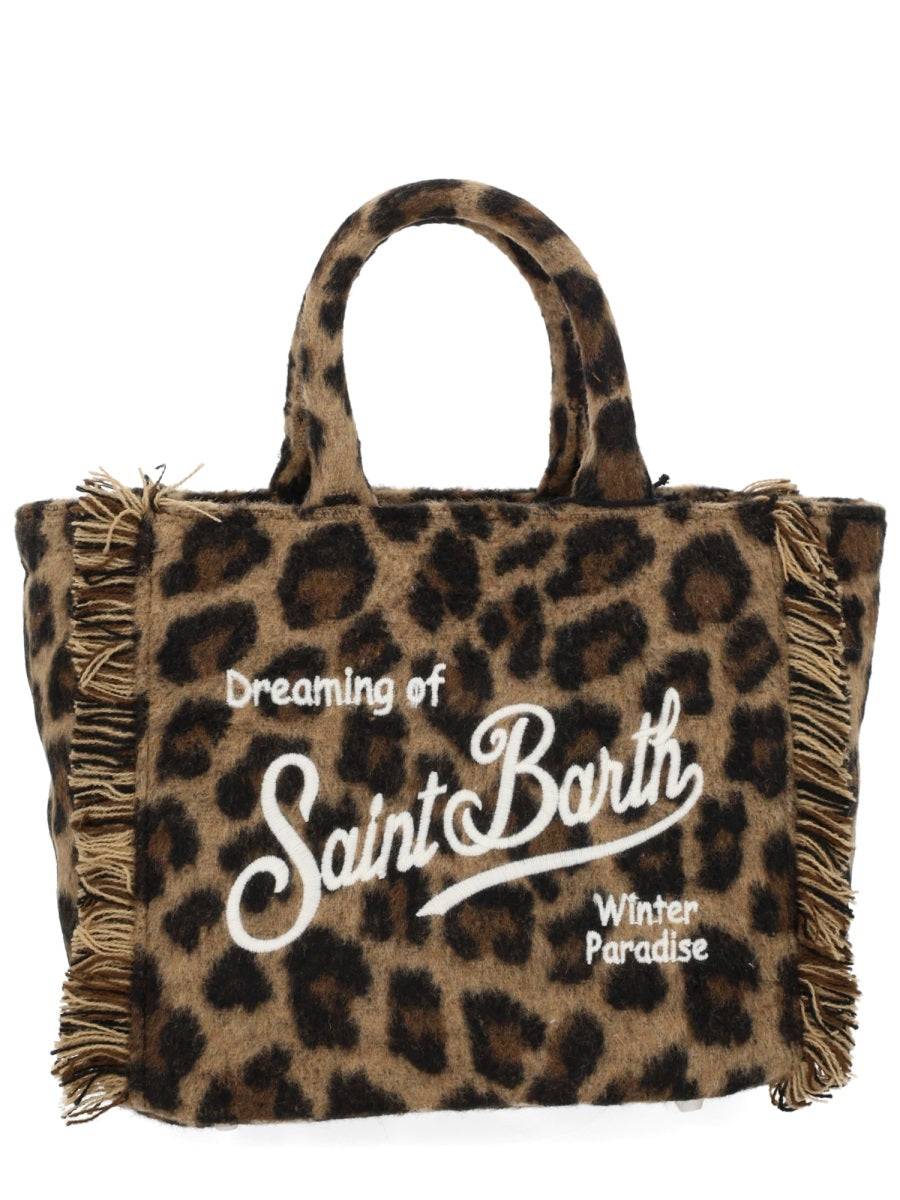 MC2 SAINT BARTH Stylish Animal Print Mini Handbag