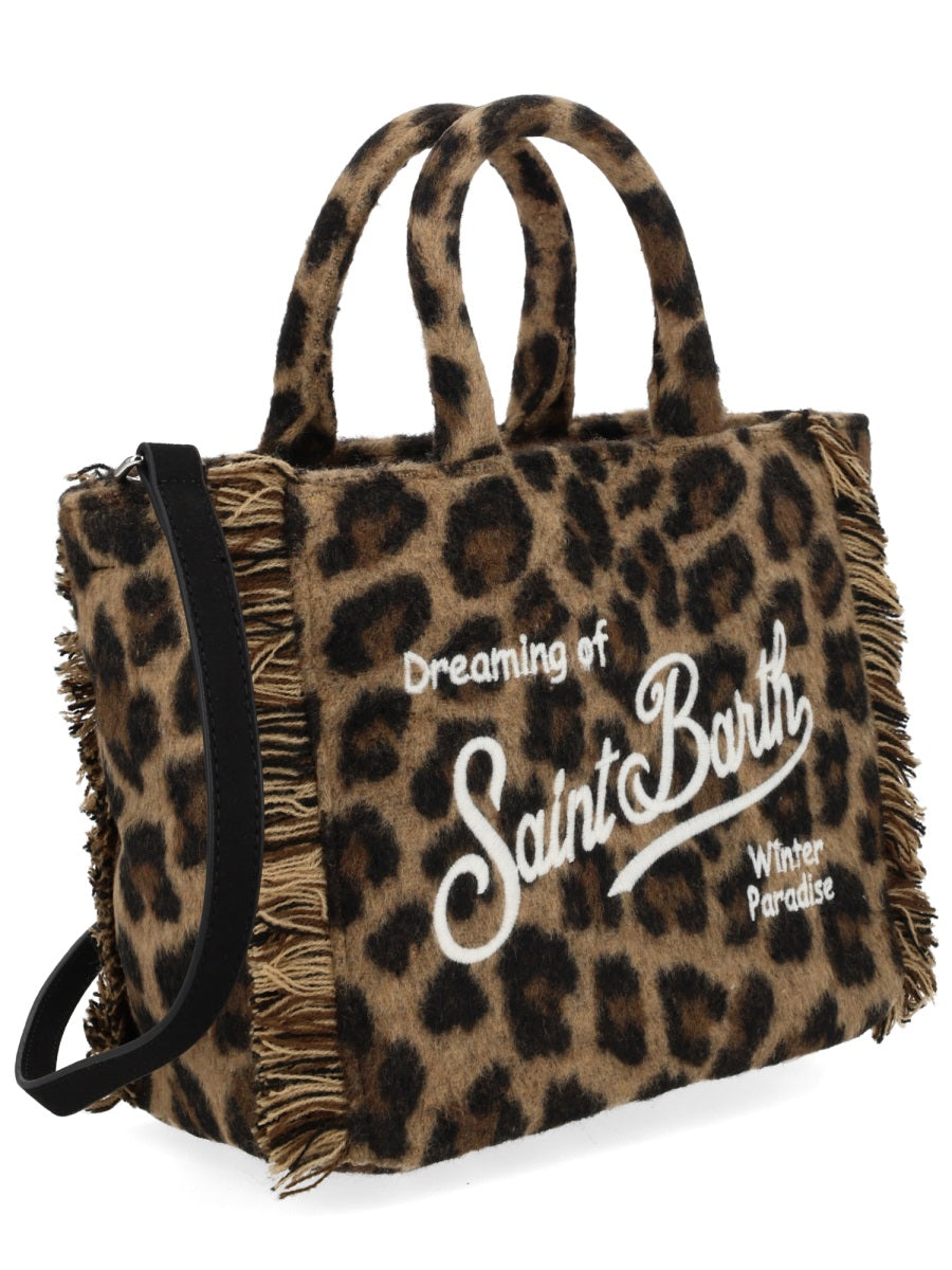 MC2 SAINT BARTH Stylish Animal Print Mini Handbag