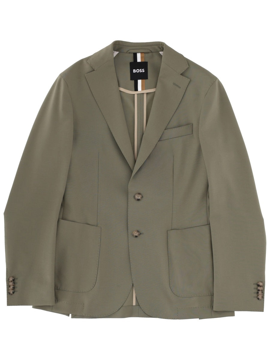 BOSS Premium Virgin Wool Jacket for Men - FW25