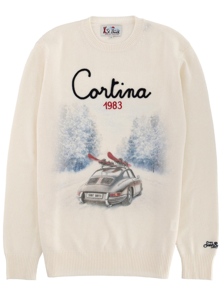 MC2 SAINT BARTH Men's Cozy Wool Blend Sweater