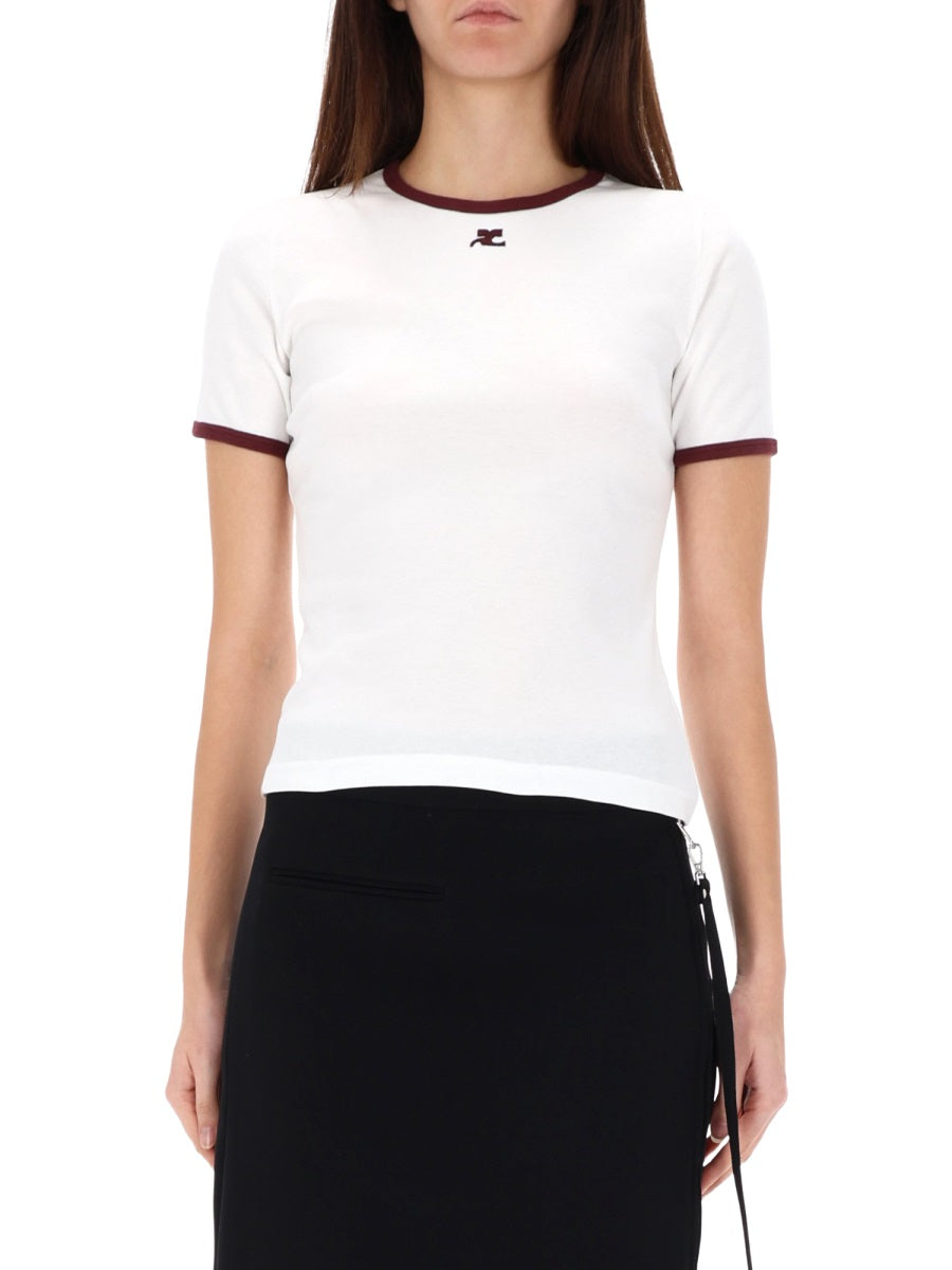 COURREGES Essential Cotton T-Shirt