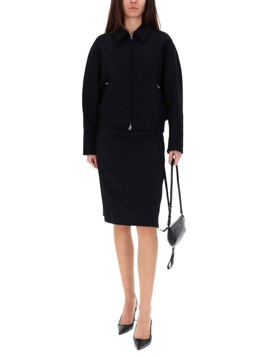 COURREGES Wool Bomber Jacket - Size S