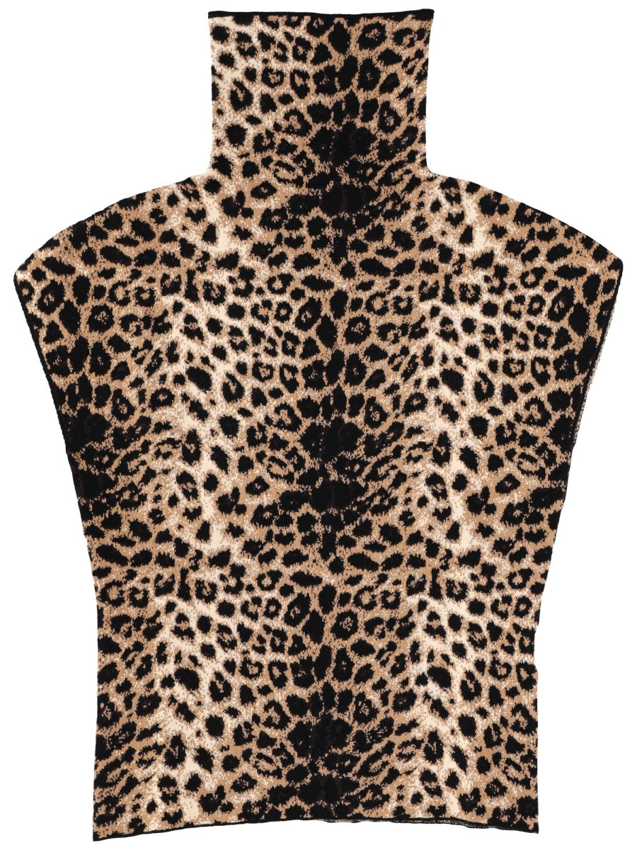 CIRCUS HOTEL Animal Print Women's Top - FW25 Fashion