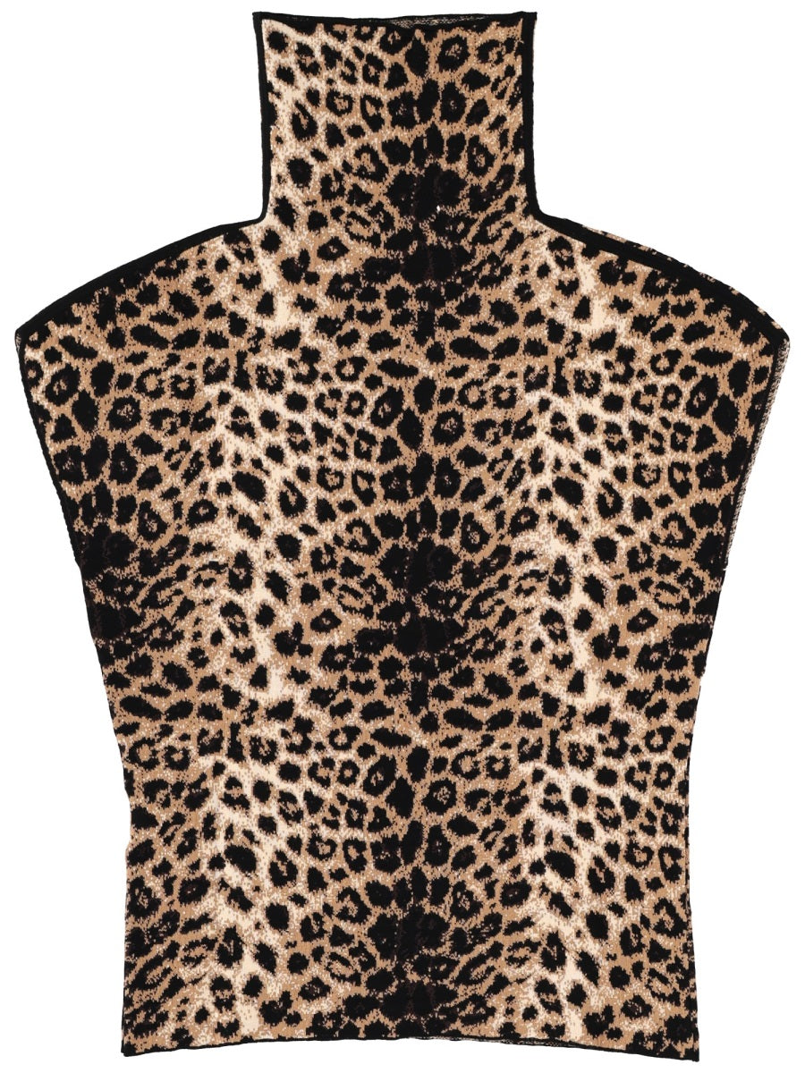 CIRCUS HOTEL Animal Print Women's Top - FW25 Fashion