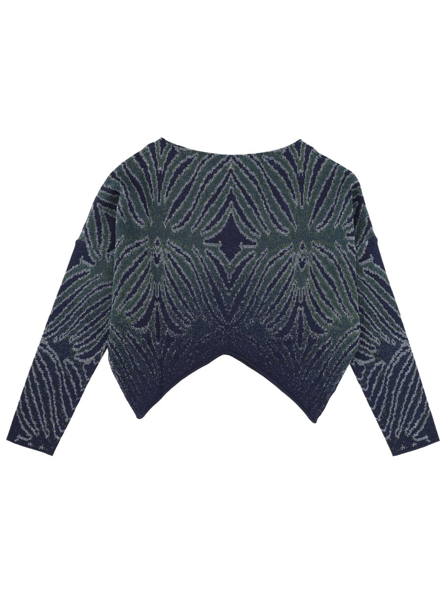 CIRCUS HOTEL Chic Mini Multicolour Top for Women