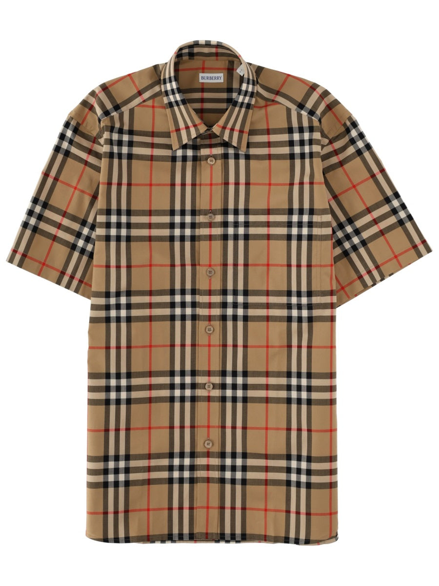 BURBERRY Classic Men's Multicolour Cotton Shirt