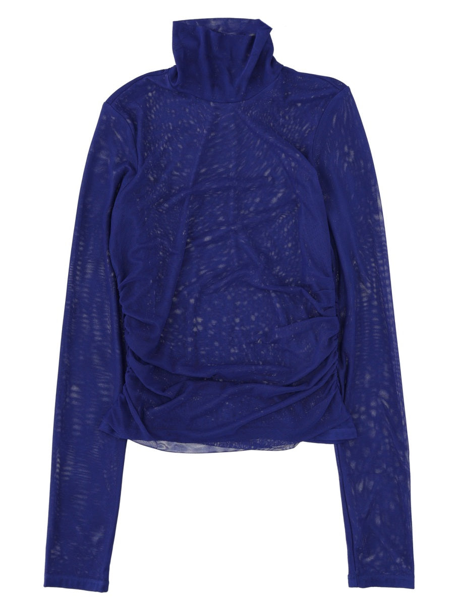 ROTATE BIRGER CHRISTENSEN Feminine Mini Top with Sustainable Fabric