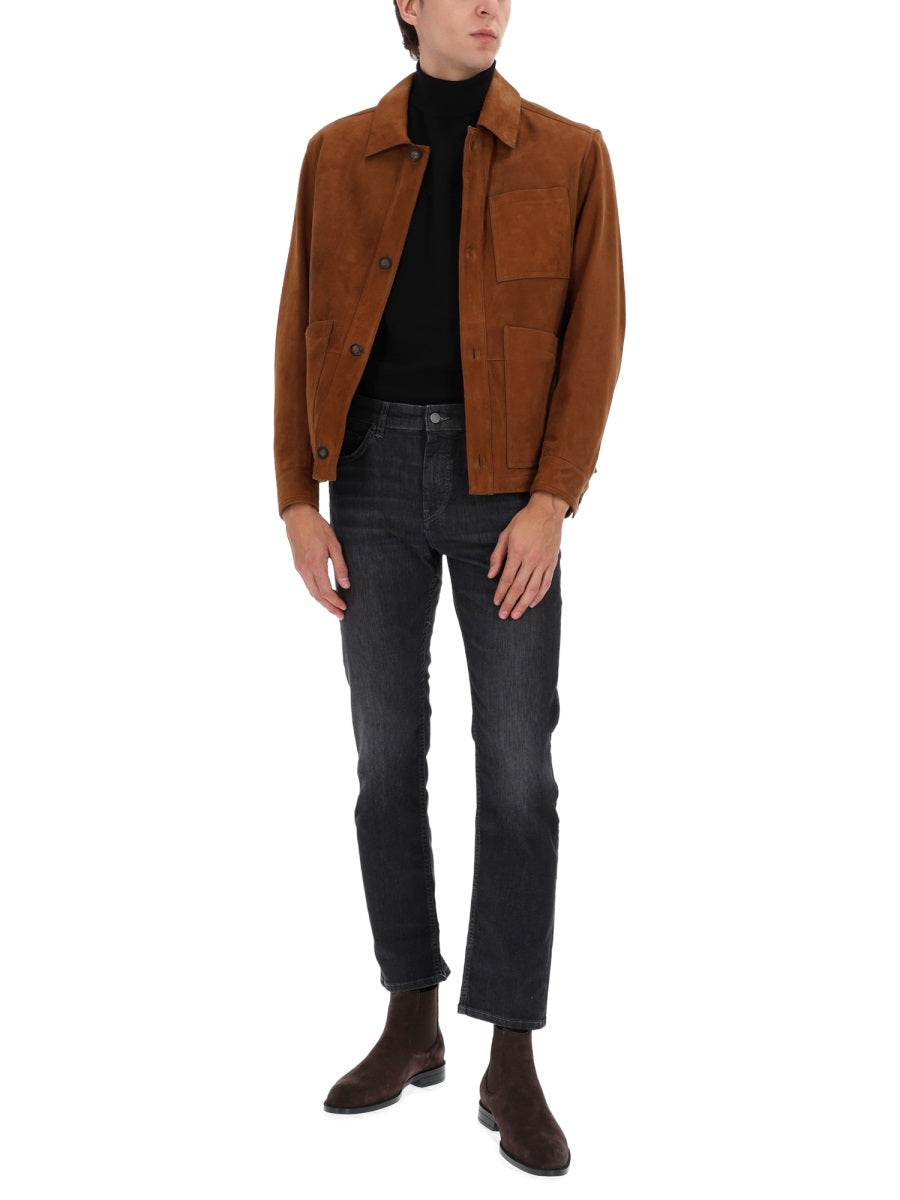BOSS Men's Leather Jacket - FW25
