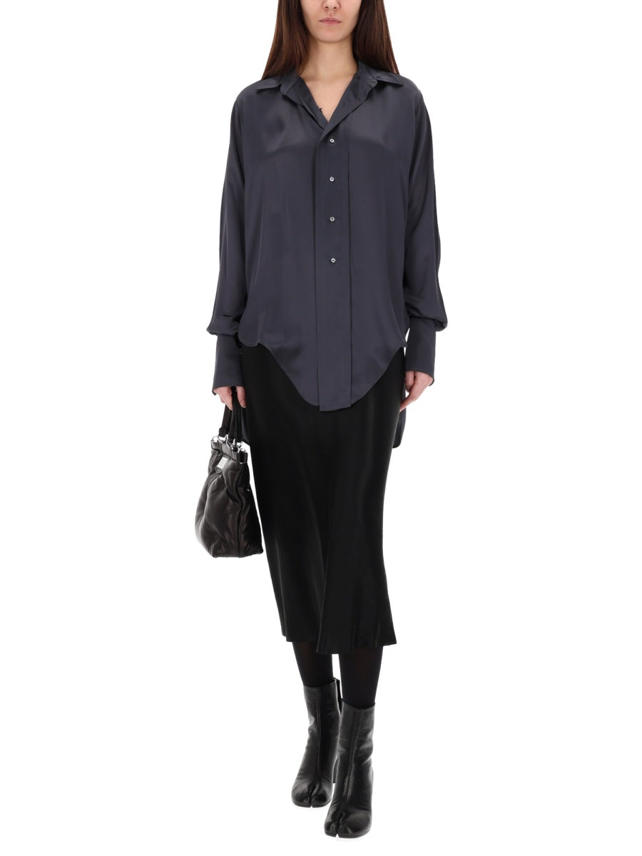 MAISON MARGIELA Chic Acetate Viscose Women's T-Shirt