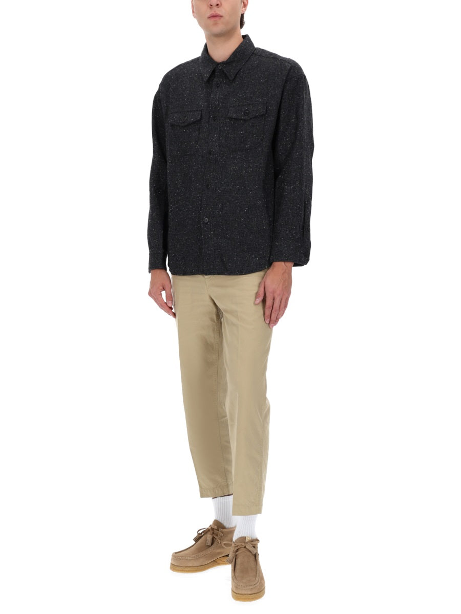 VISVIM Men's Woven Cotton Trousers - FW25 Collection