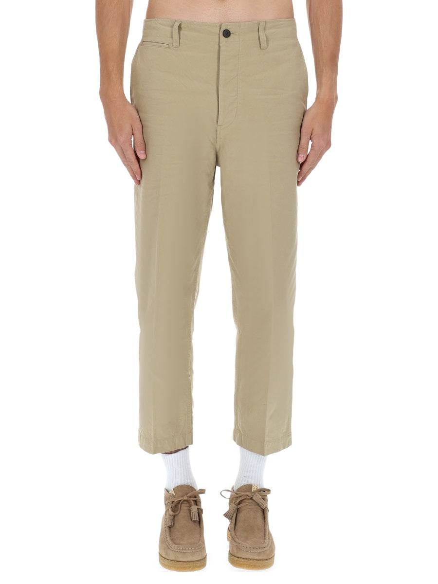 VISVIM Men's Woven Cotton Trousers - FW25 Collection