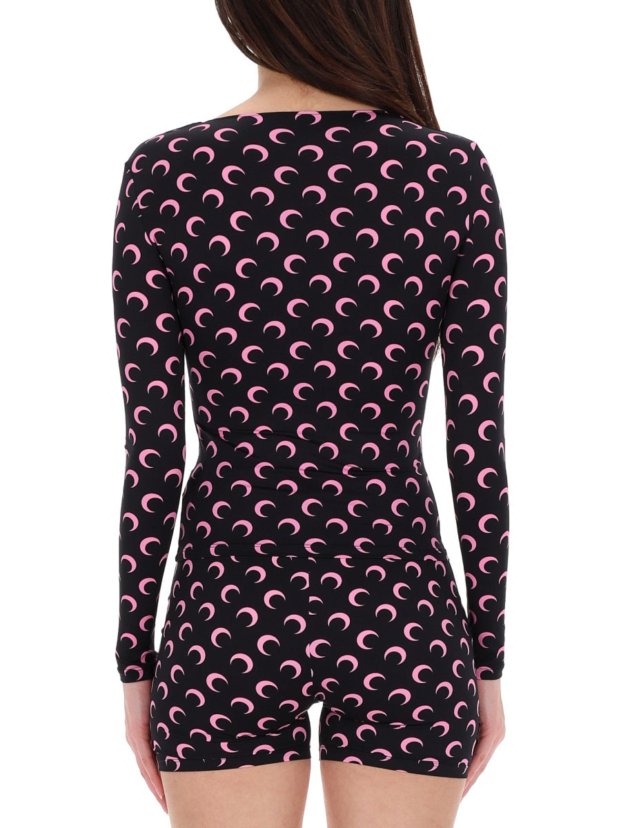 MARINE SERRE Women’s Mini Stretch Top