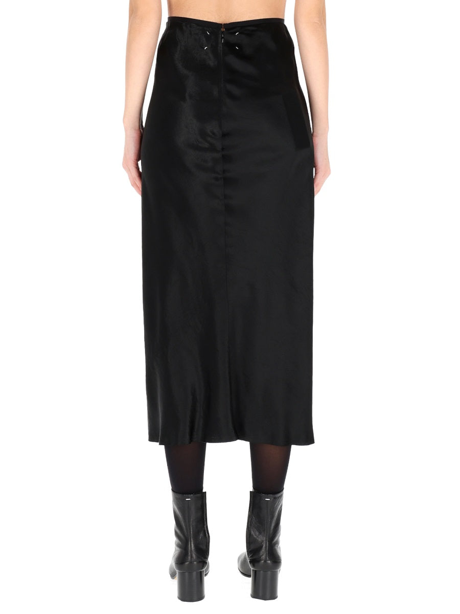 MAISON MARGIELA Chic Acetate Mini Skirt for Women - FW25 Collection