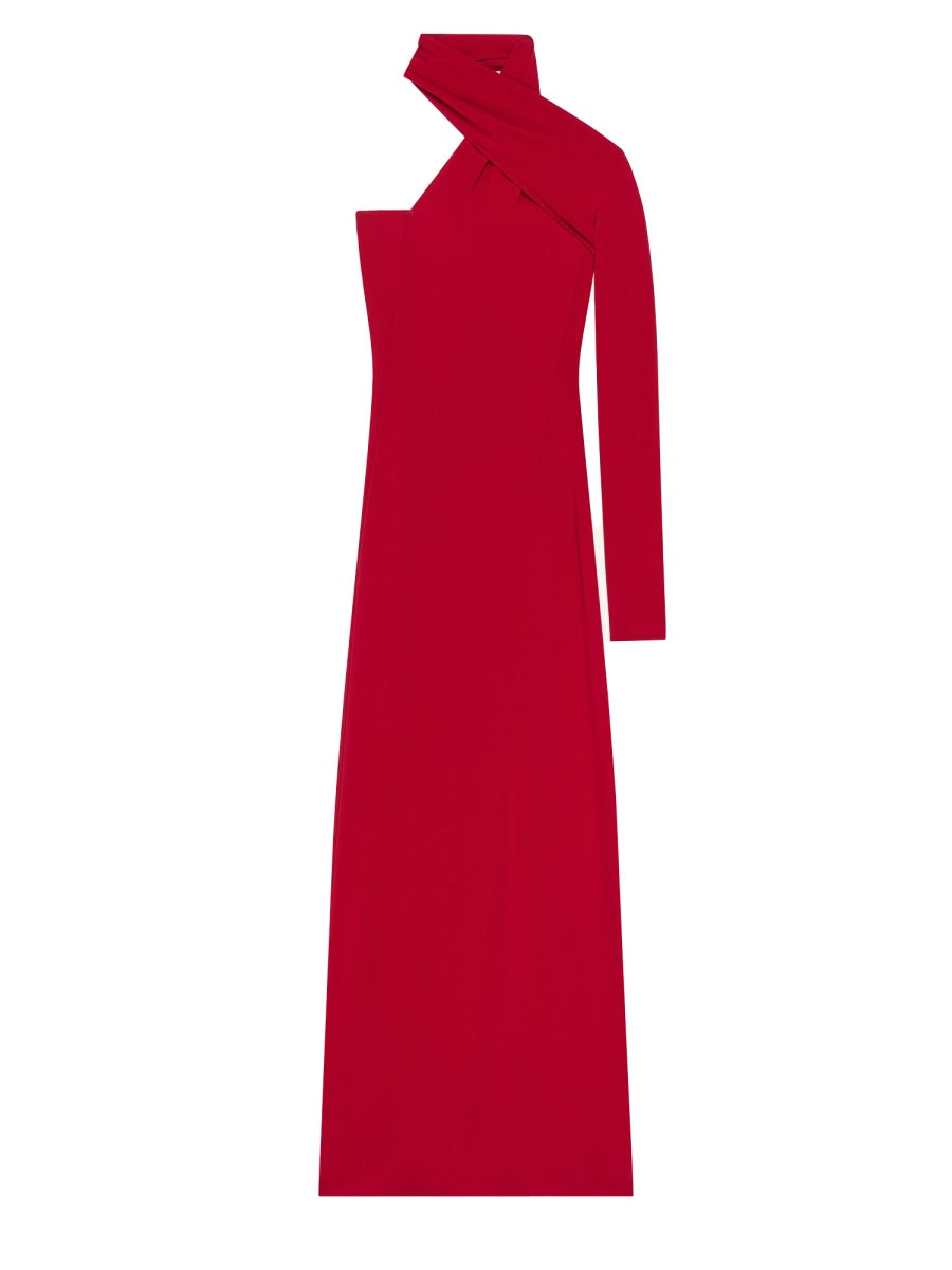 COURREGES Draped One-Shoulder Mini Dress - Size S