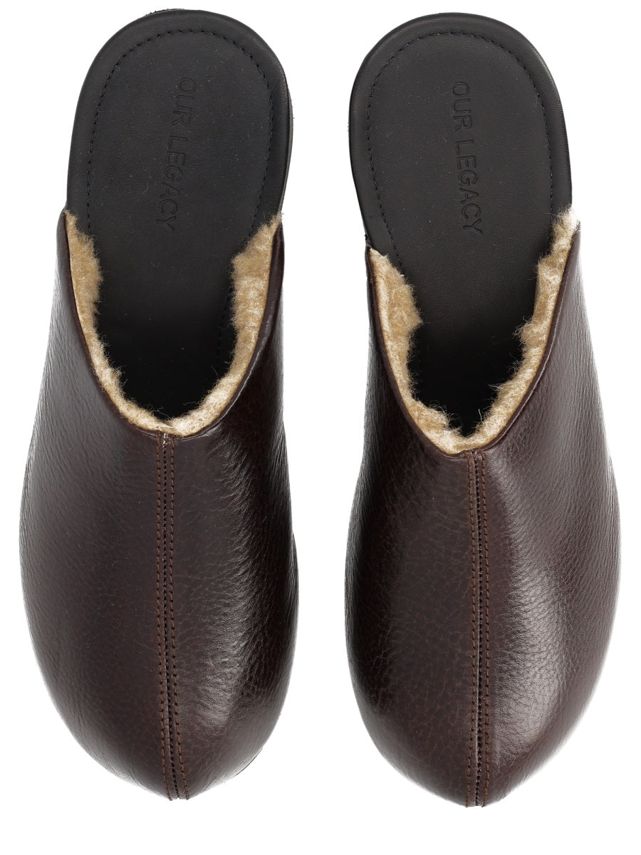 OUR LEGACY Elegant Leather Sandals for Women - Fall Collection