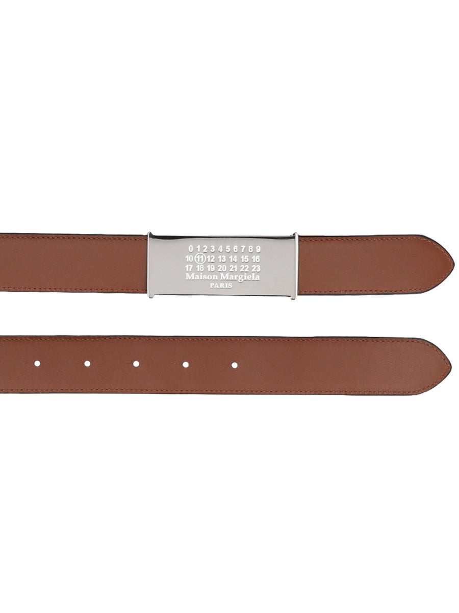 MAISON MARGIELA Classic Men's Leather Belt - FW25
