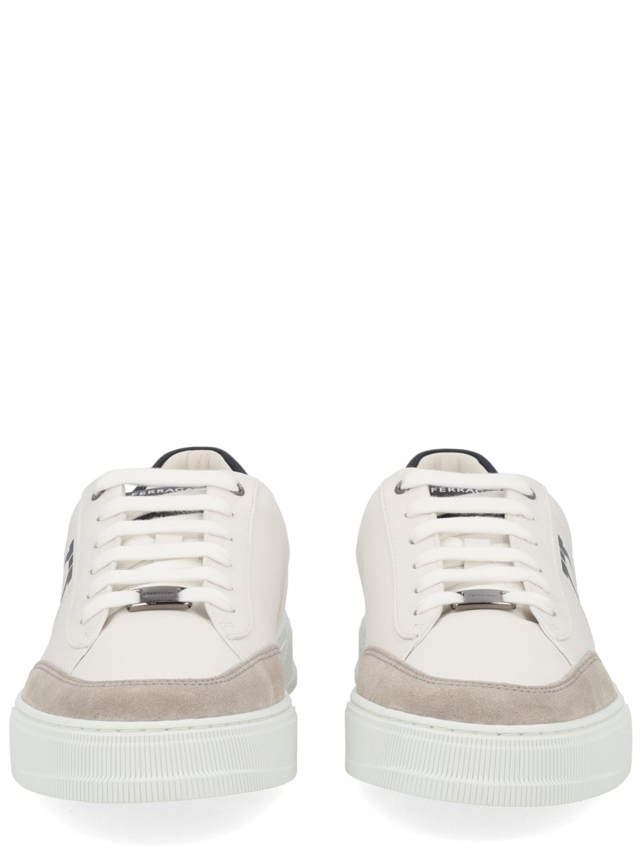 Ferragamo Stylish Leather Sneakers for Men - FW25 Collection