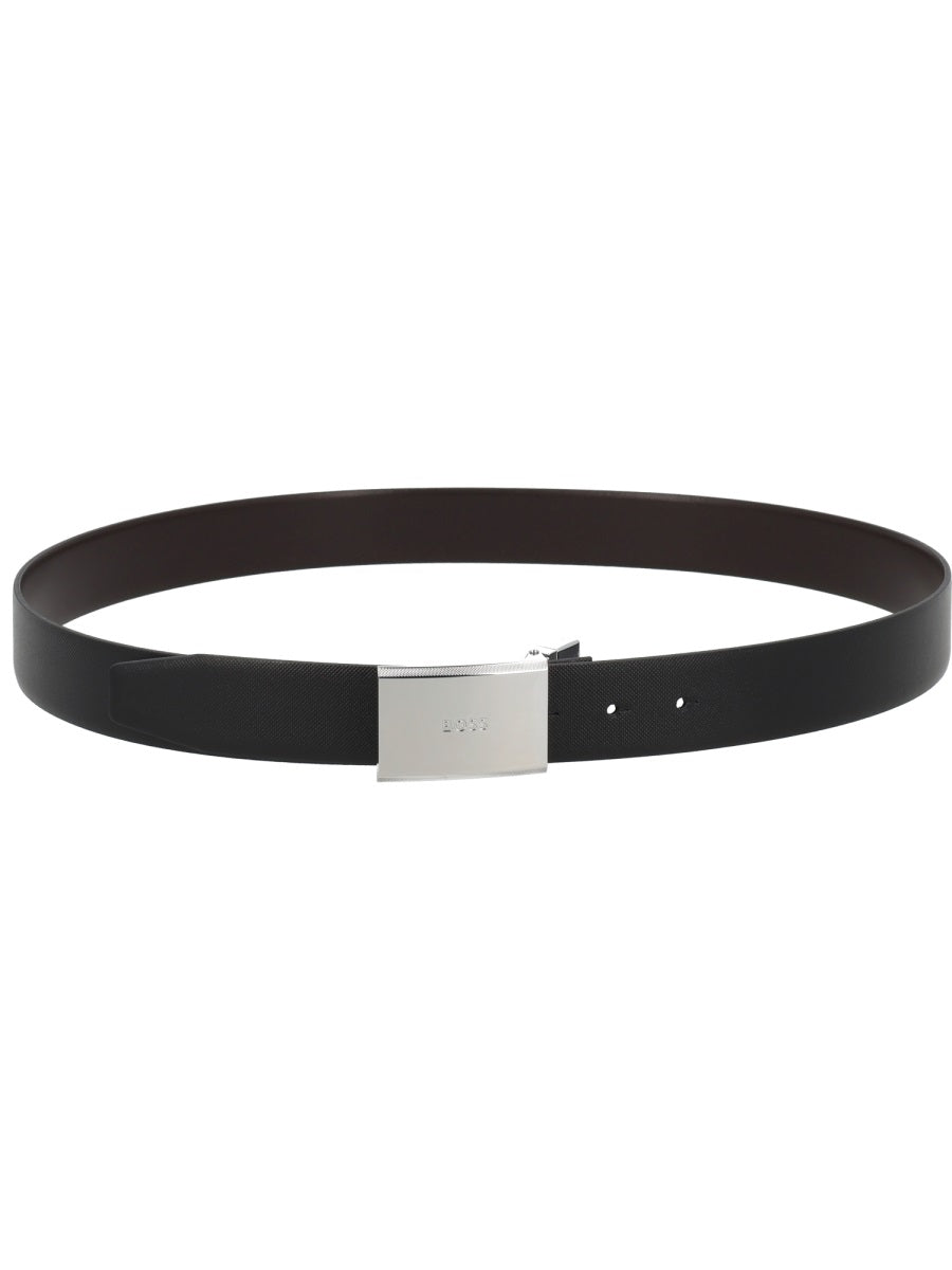 BOSS Men's 100% Leather Belt