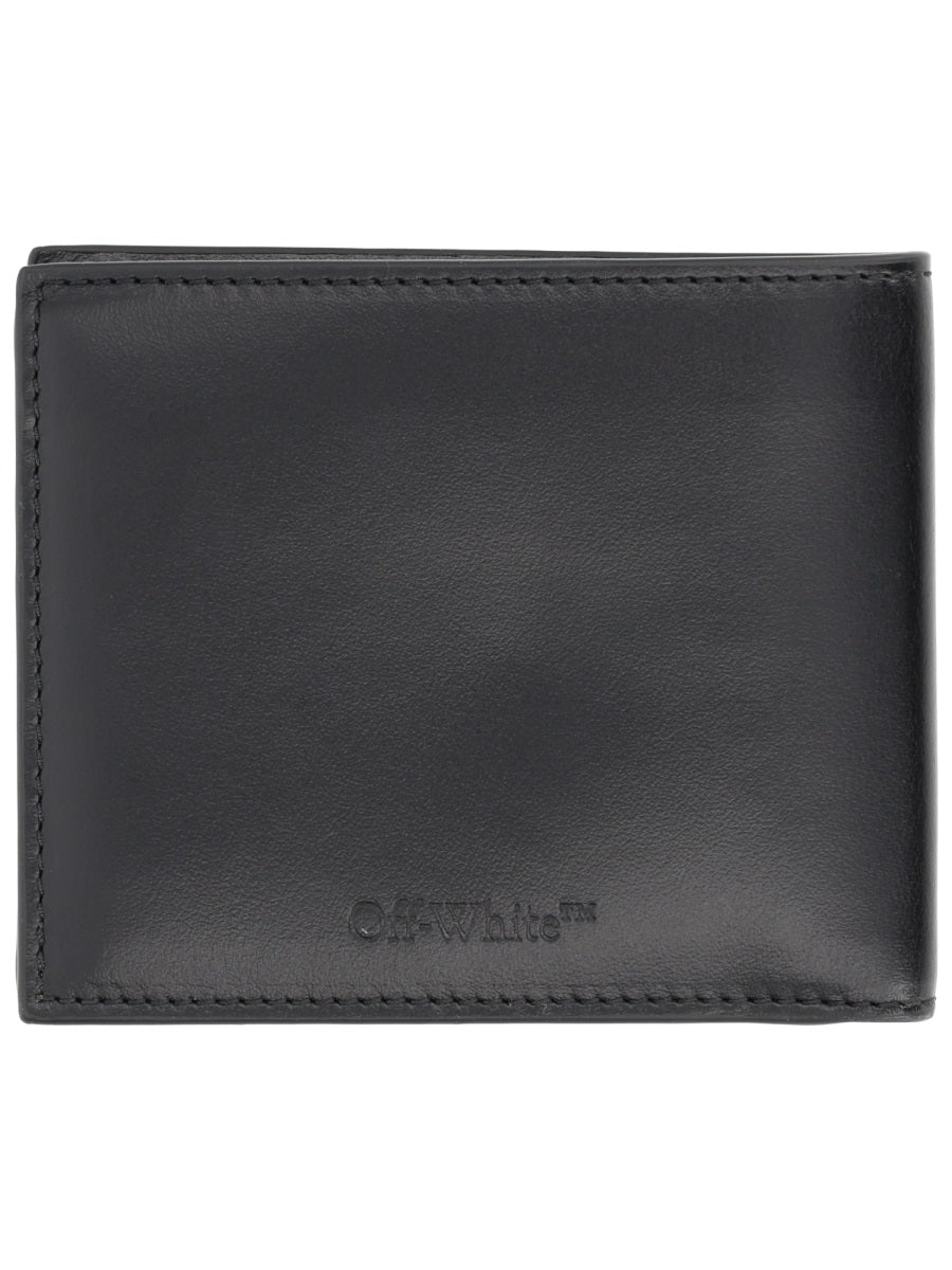 OFF-WHITE Luxury Leather Mini Wallet for Men