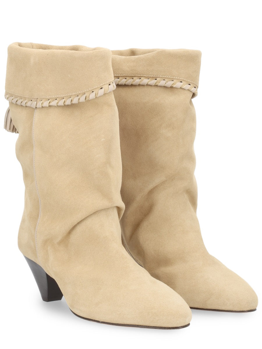 ISABEL MARANT Elegant Leather Ankle Boots for Women