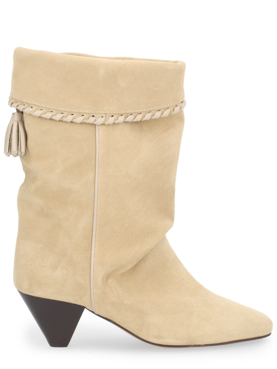 ISABEL MARANT Elegant Leather Ankle Boots for Women