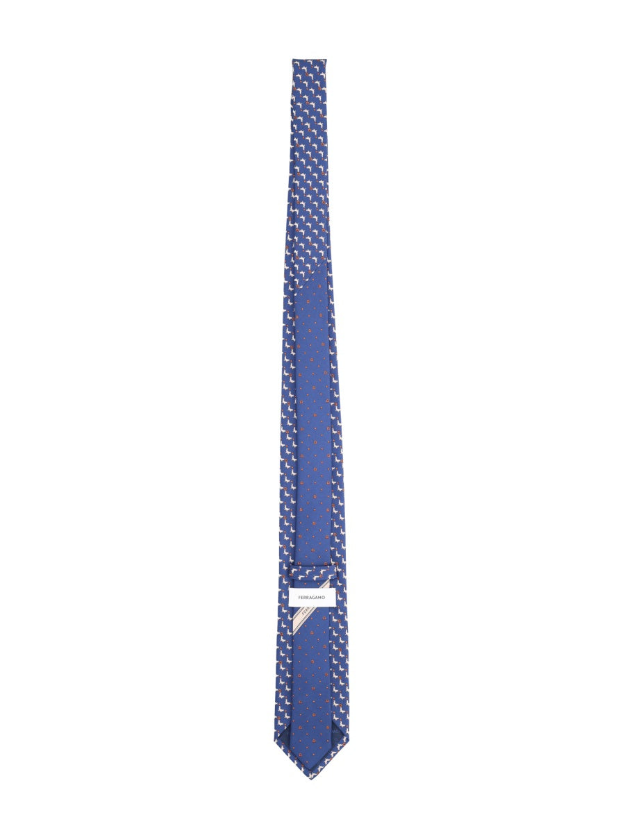 Ferragamo Silk Tie for Men - Fall/Winter 2025 Collection