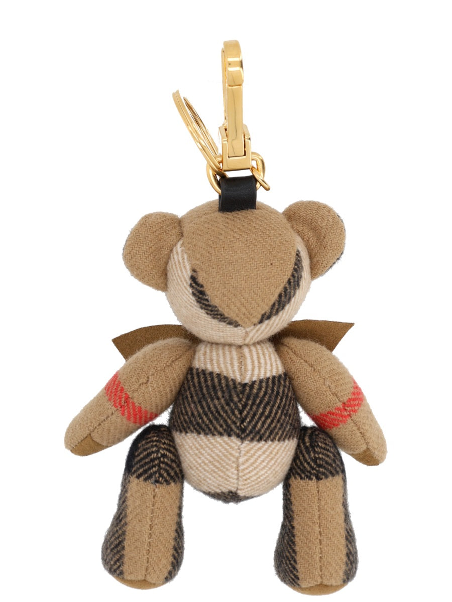 BURBERRY Cashmere Key Holder - Women's Mini Accessory