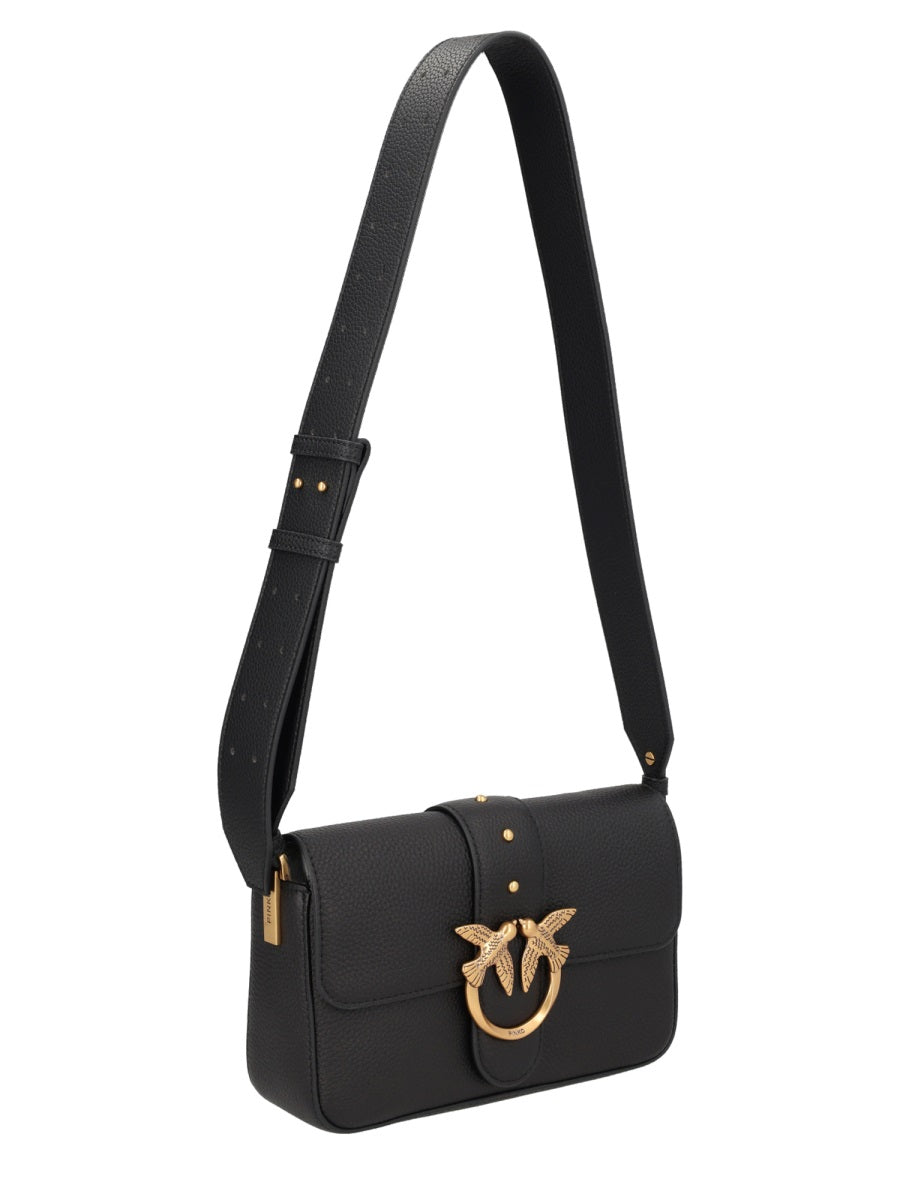 PINKO Chic Mini Shoulder Bag - 100% Leather