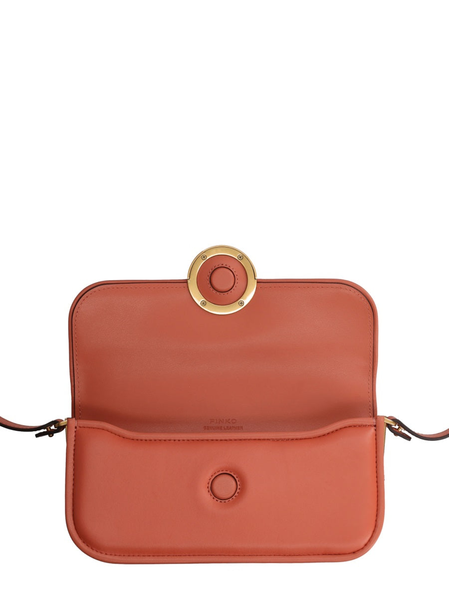 PINKO Chic Leather Shoulder Bag