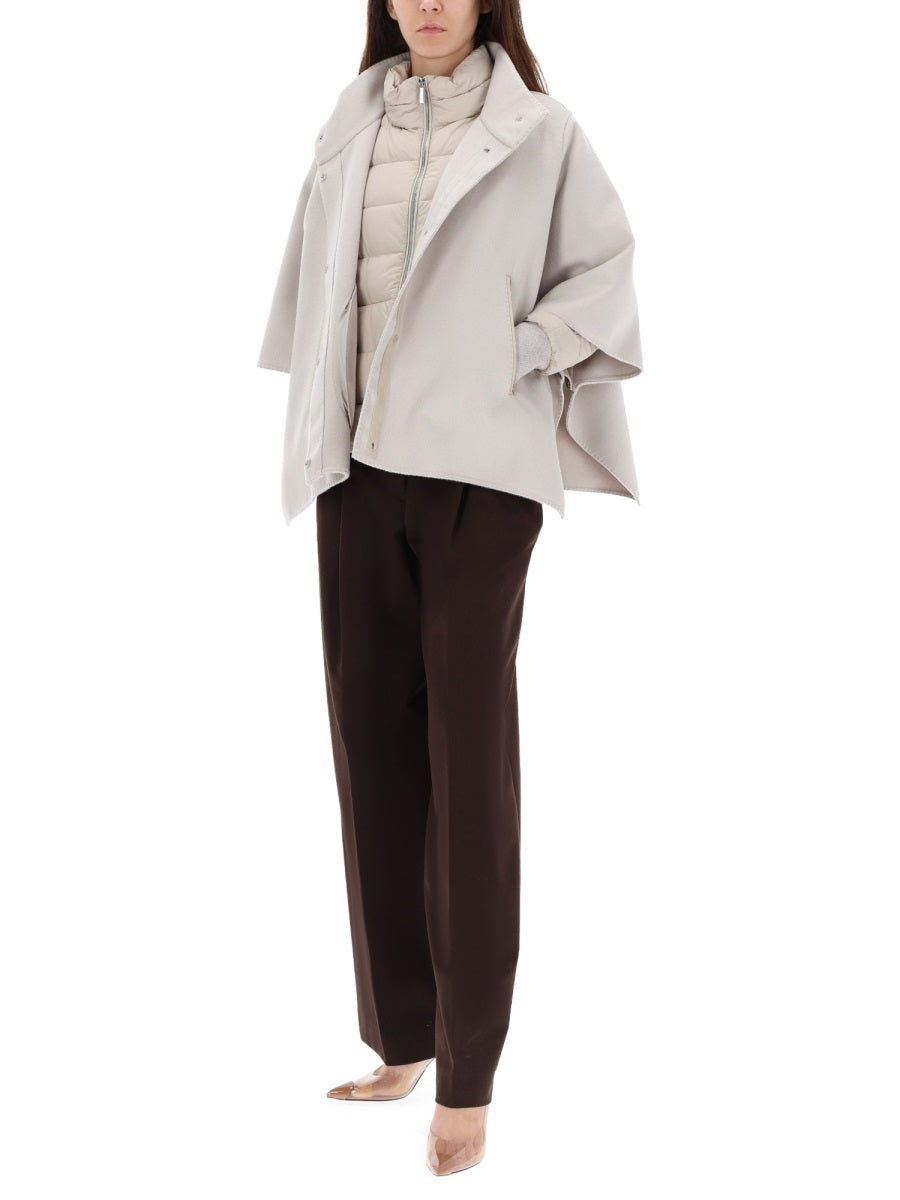 MOORER Wool and Cashmere Blend Women's Trench Coat