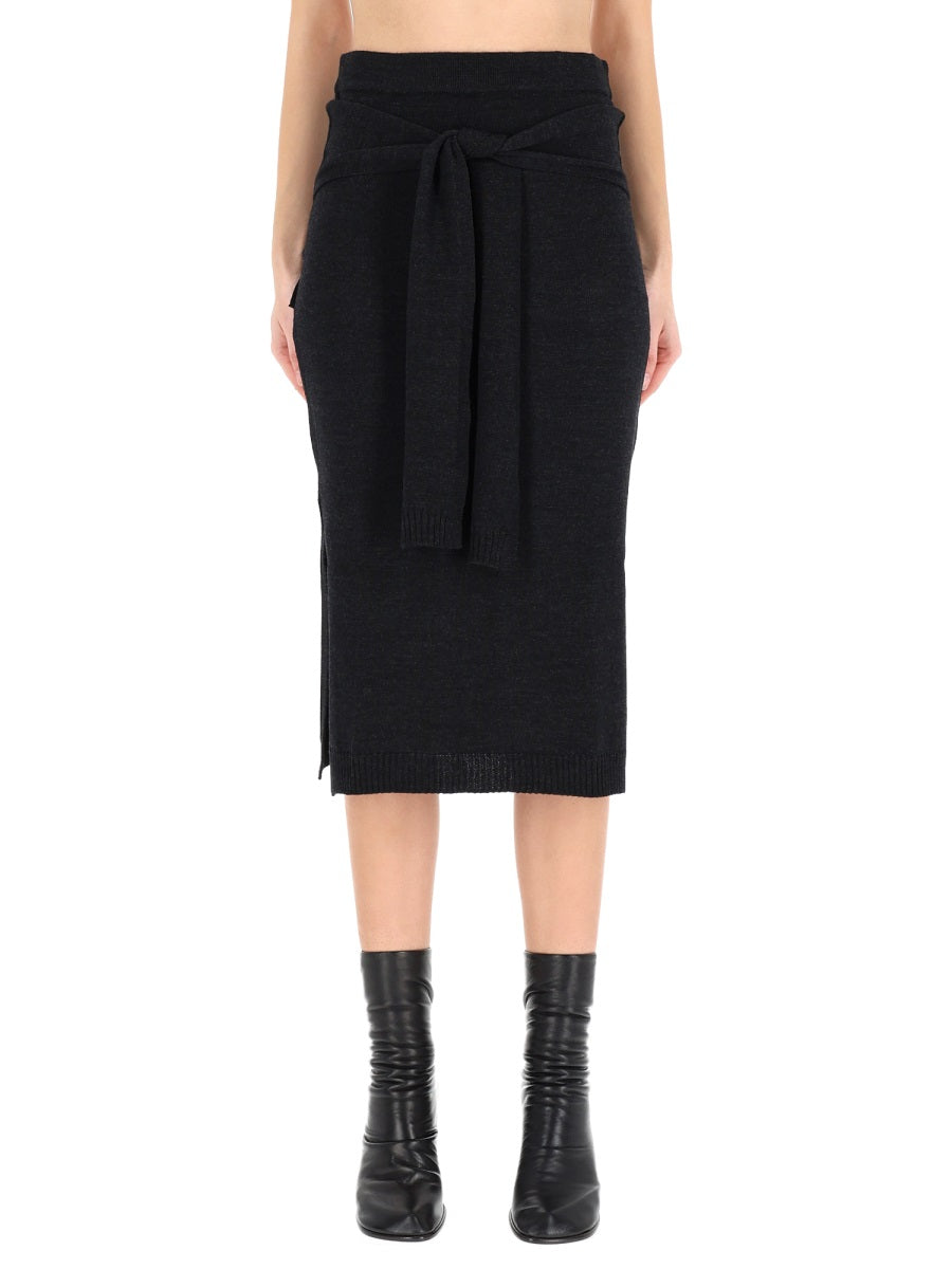 LEMAIRE Mini Wool Blend Skirt for Women