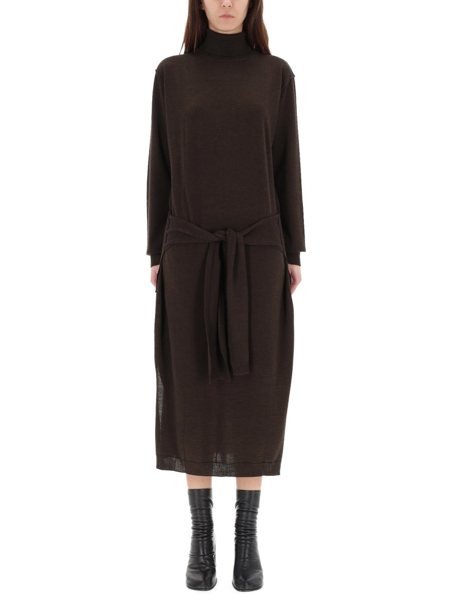 LEMAIRE Cozy Knit Mini Dress for Women - FW25 Collection